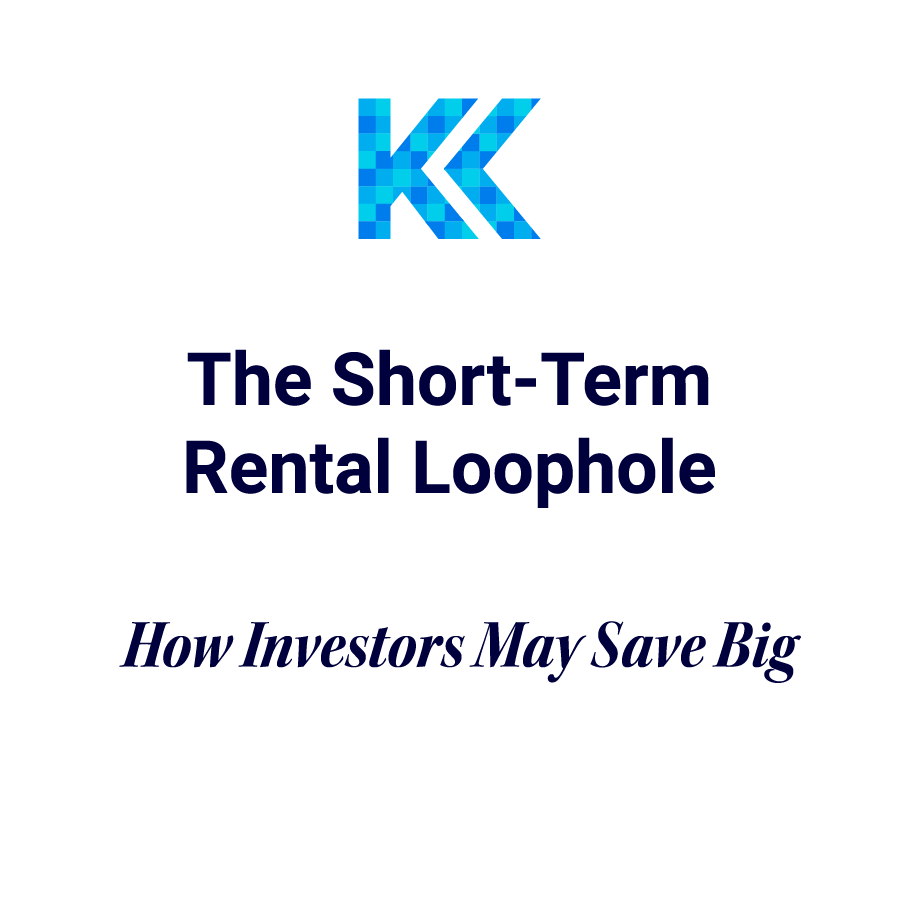 Short term rental loophole: how investors may save big